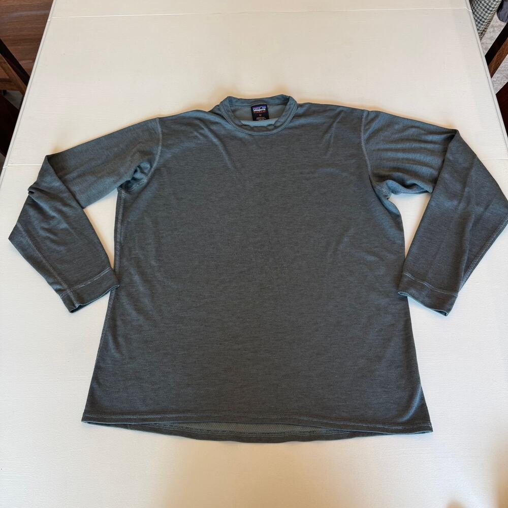 Patagonia Vintage Capilene Crew Neck Men's Medium Long Sleeve Base Layer USA